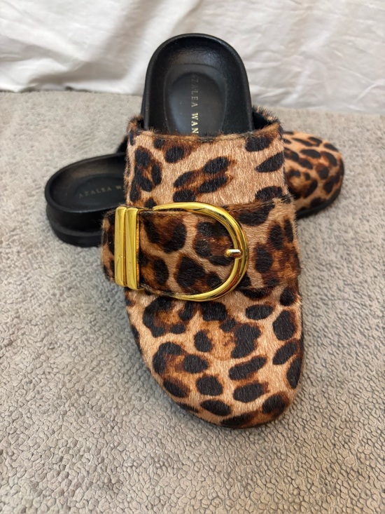 Azalea Wang Shoes - Azalea Wang Archibald Faux Calf Hair Clogs